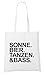 Produktbild Sonne Bier Tanzen & Bass Bag White