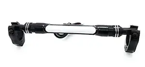 AUTOPOWERZ Universal Adjustable Motorcycle Handlebar, Cross Bar with Indicator for All Bikes with LED Light (Black)