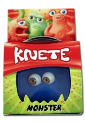 Preisvergleich Produktbild Intelligente Knete "Knete-Monster Blau" Knetgummi mit verschiedenen Eigenschaften, Knetmasse ohne gefährliche Weichmacher - der Spielespaß für Kinder * Probieren * Staunen * Verstehen