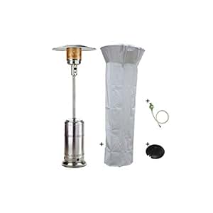 Heizpilz Gas 14 kW Edelstahl Heizkörper-Terrasse ...