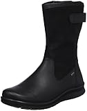 Weicher Gehcomfort ECCO Damen Babett Boot Stiefel, Schwarz (Black), 41 EU