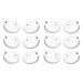 Price comparison product image 6 Pairs Eartips Eargel Buds for Samsung Galaxy S7 S7 Edge S6 Edge G9250 G9208 Samsung Level U Headphones in Ear Replacement Ear tips Earbuds SiliconeTips (White)