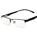 Price comparison product image Zhhlaixing Fashion Retro Square Frame Reading Glasses Metal Reading Eyeglasses +1.0-+4.0 Unisex