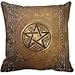 Square Wicca Rustica: Book Of Shadows Pillow Cover Cotton Pillowcase Cushion Cover 16 X 16