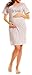 Happy Mama Women's Maternity Nightie Robe Hospital Set Nursing Nightshirt. 385p (Coral, UK 16, XL)