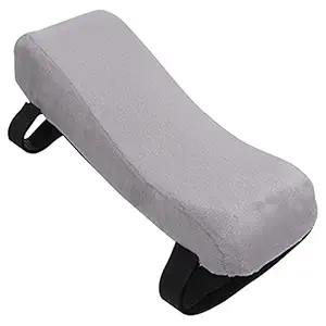 ARTIBETTER 2pcs Grey Foam Arm Rest Office Chair Armrest Pads and Elevated Sloped Armrest Universal Cushion Covers for Armrest and Elbow Relief