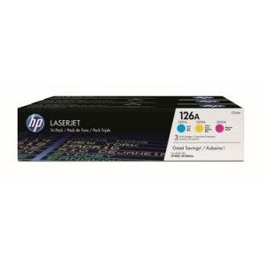 HP CF341A 3 PACK HP 126A Laser Cartridge