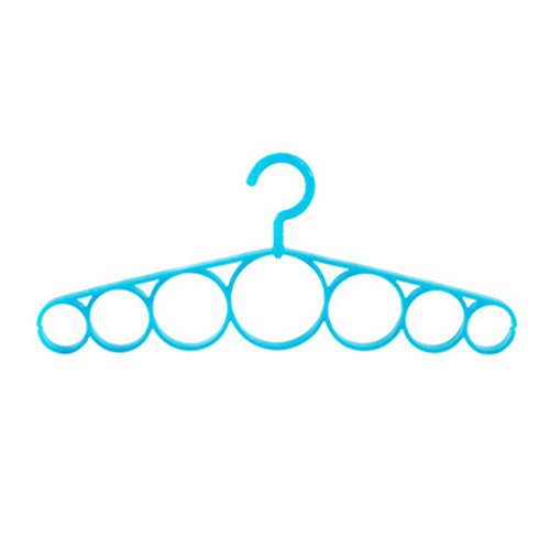 Cqq Trockengestell Set von 10 Multifunktions-Aufhänger Schals Schal Rack Gürtel Rack Gürtel Krawatte Lagergestell ( Farbe : Blau , größe : 41*17cm )