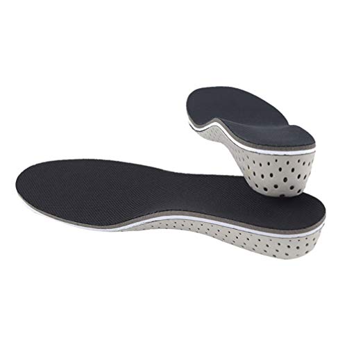 SUPVOX Height Increase Insole Full Length Heel Lifts Inserts Taller Shoe Elevator for Men Women 3cm 2 Pairs