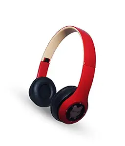 Macmerise Ironman Avenger Marvel P47 Wireless Bluetooth On Ear Headphone with Mic (Multicolour)