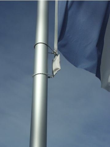 Fahnengewichte 700 Gramm mit Schwingstop für Masten bis 100mm Durchmesser - 2