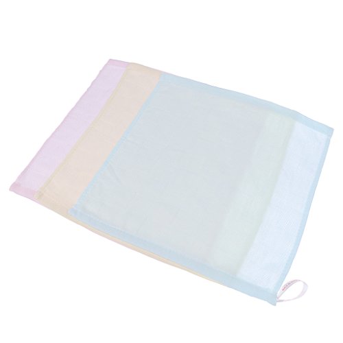 Preisvergleich Produktbild MagiDeal Mulltücher / Waschlappen / Spucktücher, 3 Stück, 20 x 20 cm, für Abwischen überschüssiger Milch beim Stillen oder Füttern