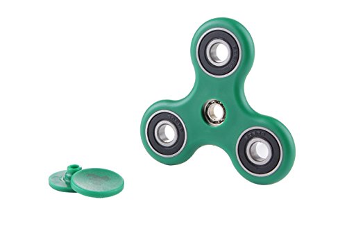 EDC Fidget Hand Toys Finger Spinner No Ceramic Bearing Is Steely Bearing (green)