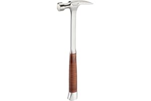 Picard Typ 796 Framing Hammer mit Ledergriff, glatte Bahn