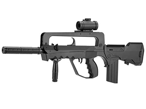 Double Eagle Fucile Softair Manuale a Molla M46P Potenza: 0,5 Joule, Colore:Nero