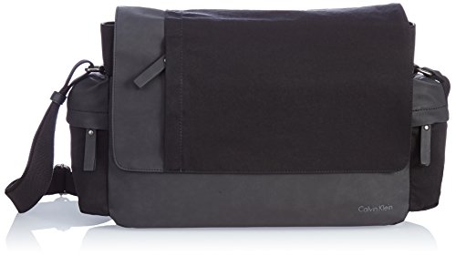 Preisvergleich Produktbild Calvin Klein Jeans Umhängetasche Surface Evolution Messenger Schwarz (Black) J5IJ500255