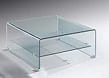 EMBALAJE: plástico y cartón Grupo SDM - Mesas Centro de Cristal - Mesa Cristal Cuadrada Drew (60x60)
