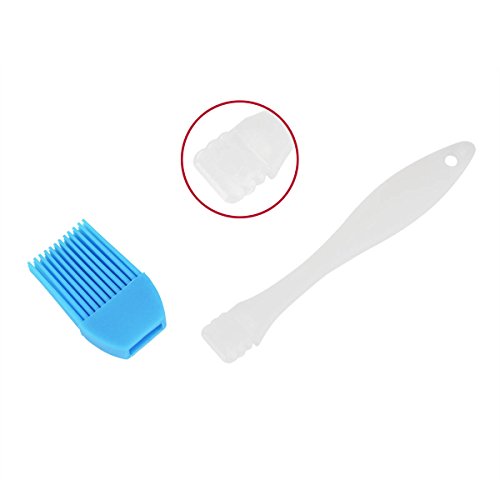 [4er-Pack] Silikon Pinsel / Deallink Backen Gebäck und Grillbürsten Grill Backpinsel mit 4 Farben / weich und langlebiges Gut Küchenzubehör hitzebeständig und Essential Kochen Küchenutensilien Spülmaschinenfest - 5