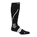 Produktbild MISS&YG Terry in der Röhre Männer und Frauen Socken Outdoor-Sportsocken schnell trocknende Erwachsene laufenden Kompressionsstrümpfe,blackgray,S/M