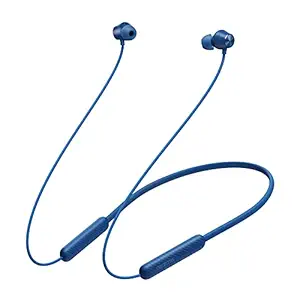 Newly Launched realme Buds Wireless 2S with Dual Device Switching & Type C Fast Charge Bluetooth Headset (Blue in The Ear)