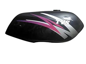 TVS MAX DLX Fuel Tank Black