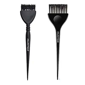 Majestique Hair Dye Coloring Brush, Long Tail Hair Dye Color Brush Hair Dye Brush Colouring Applicator Brush black for men and women (PACK 2)