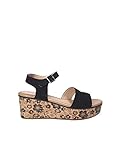 Estación: Primavera/Verano Stonefly 110283 Sandalias Altos Mujeres Negro 37