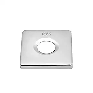 Lipka Stainless Steel 304 Grade (18/8) Chrome Plated Flange Square-CP - (Pack of 10)