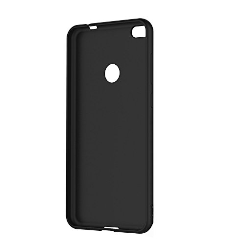 Huawei P8 Lite 2017 Hülle Case, Elekin Soft-Flex Capsule Premium Schwarz TPU Matte Oberfläche Cover Handyhülle Schutzhülle Schmaler Telefonschutz für das Huawei P8 Lite 2017 – Schwarz - 3