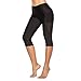 Produktbild UFACE Damen Side Pocket Mesh Nähte Yoga Leggings Mesh Seitentasche Hosen Fitness Yoga Legging(Schwarz,M/(36))