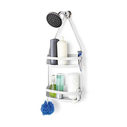 Umbra 023460-660 Flex Duschablage/-regal/-diener/-caddy, weiß - 4
