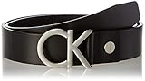 Calvin Klein K50k502119, Cinturón Para Hombre, Negro (001), 90