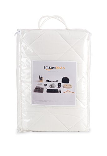 AmazonBasics Matratzenschoner, wasserdicht, Gesteppt, 140 x 200 cm weiß - 3