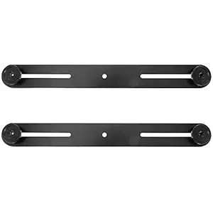 2PCS Adjustable Microphone Bar Double Mount Extension Bracket for Flash Light Musical Acessories