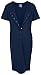 The Bamboo Birthing Shirt - Midnight Blue - M (Pre-preg UK10/12) For Pregnancy Labour & Breastfeeding