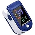 [2024] ADDS™ Fingertip Portable Pulse Oximeter | Oxygen Saturation Monitor | Digital Oxygen Meter | Heart Rate Monitor For Respiratory Health COPD Heart Disease with Accurate LCD Display