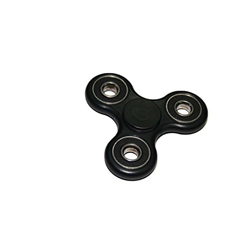 NEW FIDGET FINGER HAND FOCUS SPIN TRI SPINNER STEEL EDC BEARING STRESS Cube TOY (BLACK) NEW FIDGET FINGER HAND FOCUS SPIN TRI SPINNER STEEL EDC BEARING STRESS Cube TOY (BLACK)