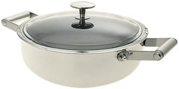 Serafino Zani 2 Man Casserole 20 cm Non-Stick Internal Steel