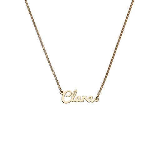 DRAEGER Collier doré prénom Clara Doré 40 Cm Environ