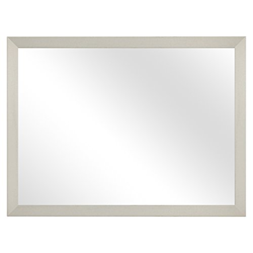 Wandspiegel Garderobenspiegel Frisierspiegel Flurspiegel Barspiegel 56,5×76,5cm – Weiss - 2