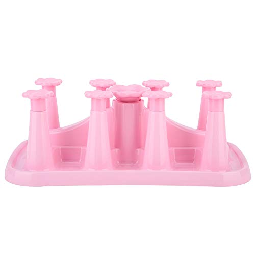 Preisvergleich Produktbild Getränkehalter für ausfahrbaren Mittelzylinder Ungiftige Aufbewahrungs- und Präsentationsbecher Getränkehalter Geschirrständer MEHRWEG VERPACKUNG (Pink)