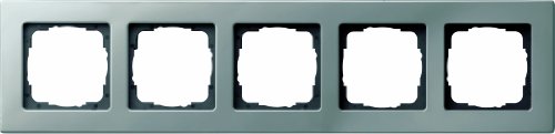 Preisvergleich Produktbild Gira 0215202 Abdeckrahmen 5-fach Gira E22, Edelstahl