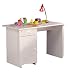 Produktbild Schreibtisch weiß B 120 cm MDF Holz Kinderzimmer Jugendzimmer PC Computertisch Kinderschreibtisch Mädchenschreibtisch