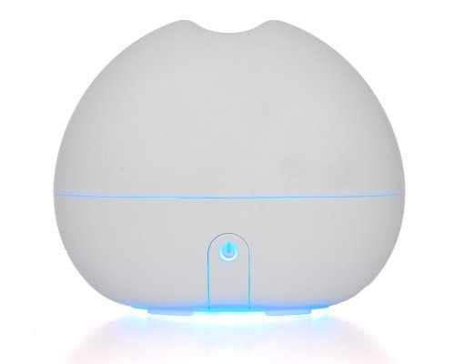 LUNA Aroma Diffuser - with striking blue mood light - Ultrasonic, Aromatherapy, Ioniser - White