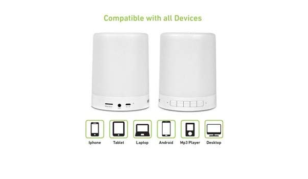 itek touchlight bluetooth speaker