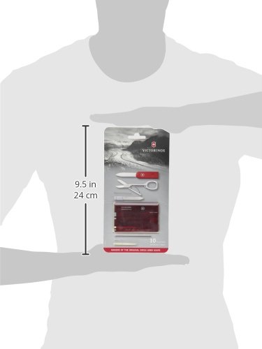 Victorinox Multitool SwissCard Rubin transparent in Blister 0.7100.TB1 - 3