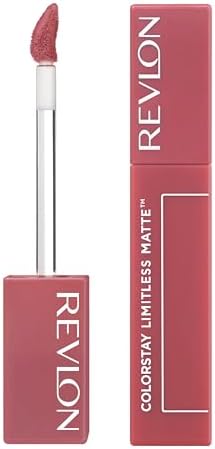 Revlon ColorStay Limitless Matte Liquid Lipstick, Rossetto Liquido Opaco, Arricchito con Triplo Acido Ialuronico, Formula 100% Vegana, Ultra Resistente, 006 Manifest