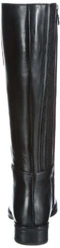 Geox Donna Meldi Stivali, Botas Planas para Mujer, Negro (BLACK C9999), 41 EU