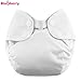 Produktbild Blueberry Simplex Newborn (AIO) - Weiß - (Bio-Baumwolle) - Stoffwindel AIO Pocketwindel