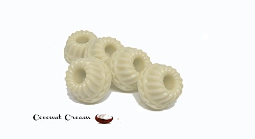 Coconut Cream | 5er Set Duftkerzen/ Duftmelt/ Duftwachs für Aroma- & Duftlampe